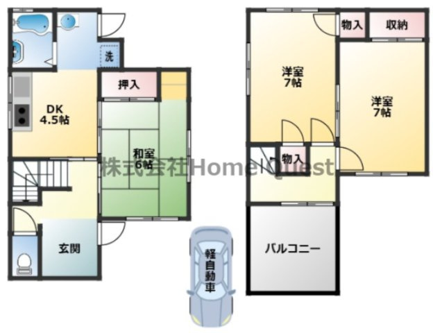 間取り：227100090105