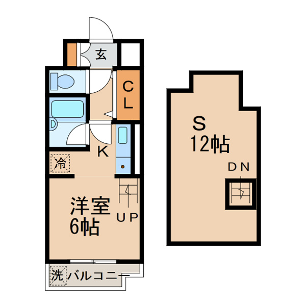 【アムールコウキの間取り】