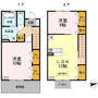 GARDEN HOUSE SHIMOAKAE　B棟の間取り