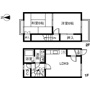DUPLEX 国王17Bの間取り