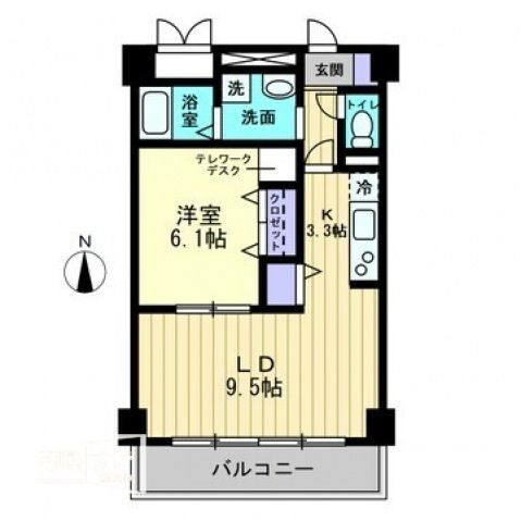 高松市上之町3丁目 6階建 築18年のイメージ