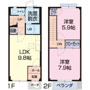開の里Ⅲの間取り