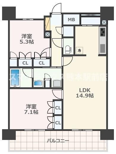 RJRプレシア熊本駅前のイメージ