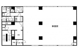 横浜市西区北幸の事務所の間取り