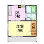 メゾンロイヤルの間取り