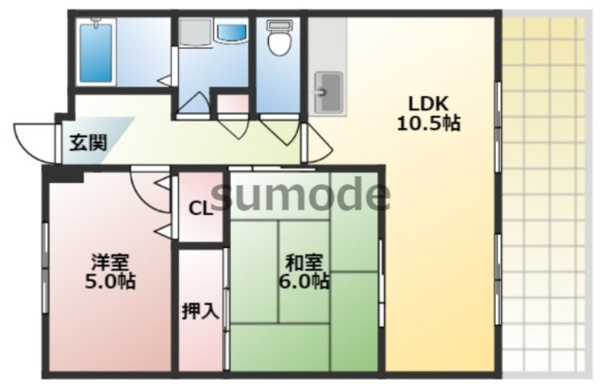 メゾンアベニールの間取り