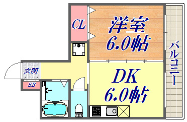 グローリー元町の間取り