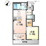 瀬音のいおり（日高市武蔵高萩アパート新築工事）の間取り
