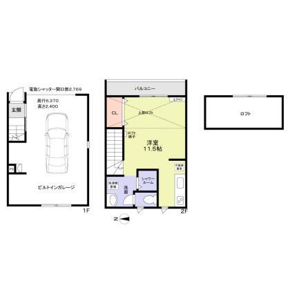 間取り：227101788351