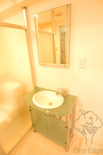 プランドール中津の洗面所