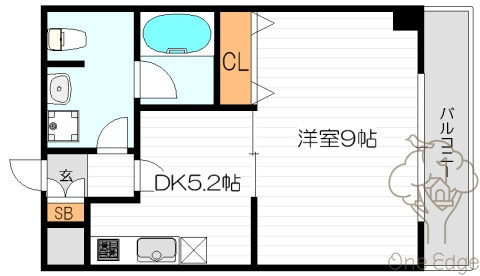 プランドール中津の間取り
