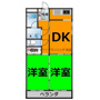 仲介手数料0円 サンメゾン平針の間取り