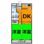 仲介手数料0円 サンメゾン平針の間取り