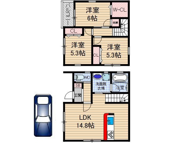 間取り：227102355668