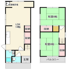 間取り：227102776404