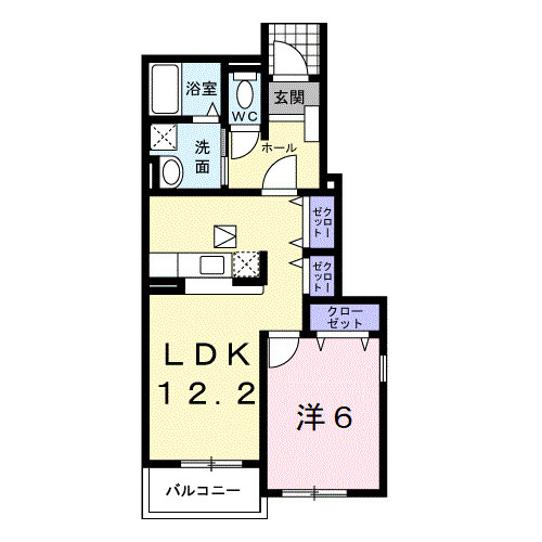 【伊都郡かつらぎ町大字大谷のアパートの間取り】
