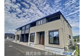 直方市大字感田のアパートの外観