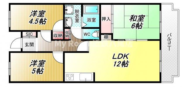 間取り：227104065570