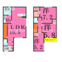 Kolet柏逆井 コレットカシワサカサイ の間取り