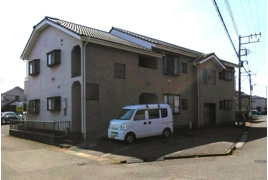 富津市大堀のアパートの外観