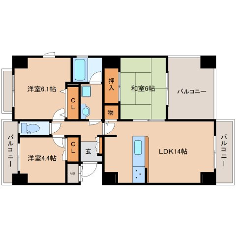 間取り：226077830672