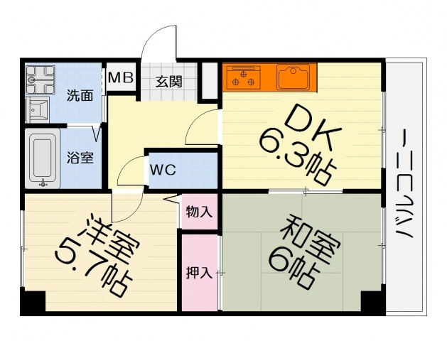 間取り：227103550896