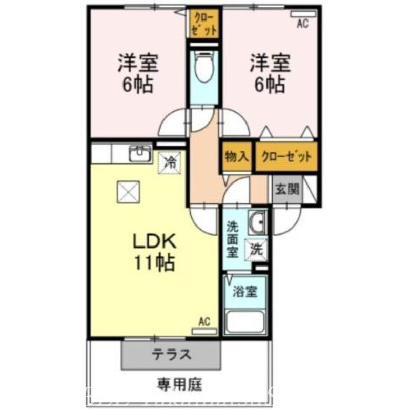 メゾンシャルム木太　Ｂ棟のイメージ