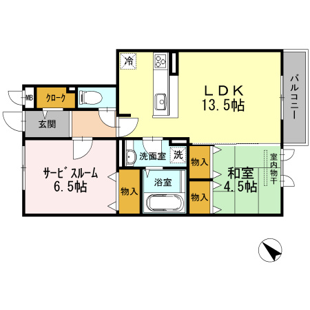 間取り：227103573964