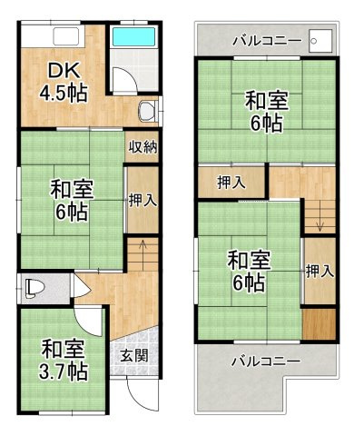 間取り：227098135982