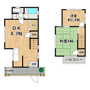 七松町2丁目戸建の間取り