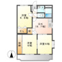 総社市駅南のマンションの間取り