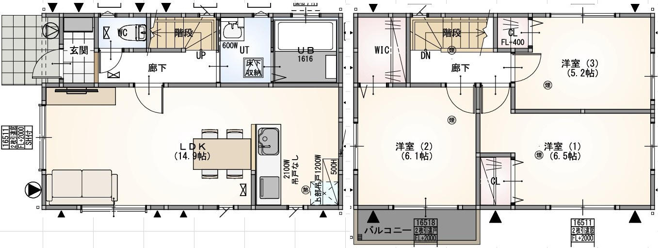 間取り：211063882426