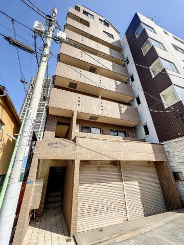 中央区佃のマンションの外観