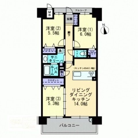 高松市丸の内 13階建 築11年のイメージ