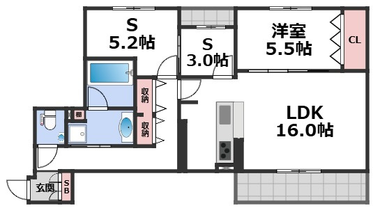 間取り：227104157565