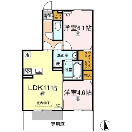 高松市亀田南町 2階建 築6年のイメージ