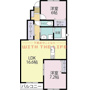 Lbloom馬場 キャッシュバック対象物件 の間取り