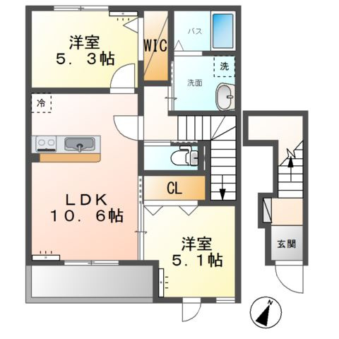 つくば市下広岡293 新築アパートA棟（仮のイメージ