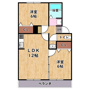 レークハイツ伊庭Ⅱの間取り