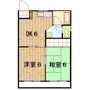 シャトー中川Ⅴの間取り
