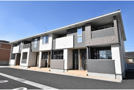 本宮市本宮のアパートの外観