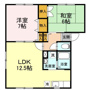 オリーブ桜川の間取り