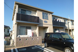 倉敷市水江のアパートの外観