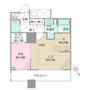 新宿区西新宿のマンションの間取り