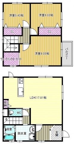 間取り：227103089680