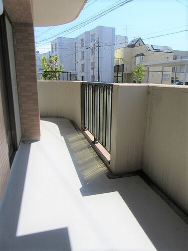 ライオンズマンション円山桜通りのバルコニー