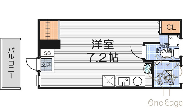 大野ハイツの間取り