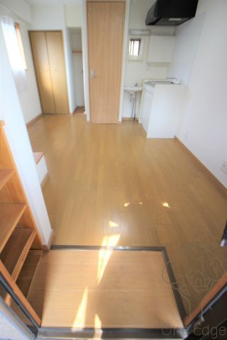 大野ハイツの玄関