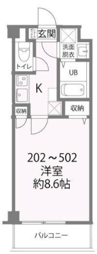 【パークレジデンス八幡の間取り】