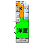 仲介手数料0円 アンソレイエの間取り